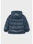 Erkek Çocuk Kapüşonlu Dolgulu Parlak Kumaş Mont 4416 Lacivert 3