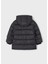 Erkek Çocuk Kapüşonlu Uzun Şişme Dolgulu Mont 4422 Siyah 5