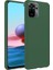 Xiaomi Redmi Note 10 İnce Mat Silikon Kılıf Haki 1