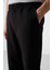 Siyah Bağcıklı Dar Paça Erkek Eşofman Alt - 84999 11