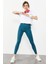 Zümrüt Yüksek Bel Streç Slim Fit Dar Paça Kadın Tayt - 94545 11