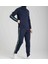 Şeritli Lacivert Slim Fit Eşofman Takımı 4