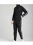 Şeritli Siyah Slim Fit Esofman Takımı 3