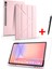 Samsung Galaxy Tab S10 Lite Uyumlu Trifolding Kalem Bölmeli Silikon Kılıf Ekran Koruyucu ve Kalem Set 1