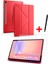 Samsung Galaxy Tab S10 Lite Uyumlu Trifolding Kalem Bölmeli Silikon Kılıf Ekran Koruyucu ve Kalem Set 1