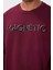 Erguvan Yazı Nakışlı O Yaka Rahat Form Erkek Sweatshirt - 88020 6