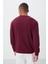 Erguvan Yazı Nakışlı O Yaka Rahat Form Erkek Sweatshirt - 88020 9