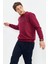 Erguvan Yazı Nakışlı O Yaka Rahat Form Erkek Sweatshirt - 88020 1