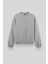 Gri Melanj Basic O Yaka Rahat Form Erkek Sweatshirt - 88053 6