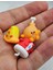 Ayıcık Çiçekli 3lü Mini Silgi Eraser Sevimli Üçlü Minik Figürlü Silgi Okul Öncesi Sevimli Hediyelik 4