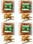 4 x 50LI Naturel Burgu Ödül Çubuğu ve Çiğneme Kemiği 8-10CM 3