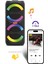 Mxbass 16W Bluetooth Hoparlör LED Işıklı Ses Sistemi Parti Speaker Karaoke Özellikli 4