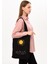 Çınar Bez Alışveriş Çantası %100 Pamuk 35x40 cm Gülümseyen Güneş Baskılı Hafif Su Geçirmez 2
