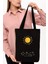 Çınar Bez Alışveriş Çantası %100 Pamuk 35x40 cm Gülümseyen Güneş Baskılı Hafif Su Geçirmez 3