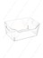 3 Lt Şeffaf Sert Plastik Çok Amaçlı Dolap ve Buzdolabı Organizer 23x16x9,5 cm Mutfak Düzenleyici 6