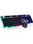 PL-357 Oyuncu Işıklı Klavye Mouse Set 4