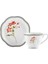 Little Garden Porselen Kahve Fincan Takımı Çiçek Desenli 6 Kişilik 12 Parça Set 8