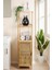 Bambu Tek Kapaklı 3 Raflı Çok Amaçlı Banyo Düzenleyici Organizer Dik Dolap DB-0037 3