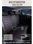 Hyundai Accent Admire Uyumlu Oto Koltuk Kılıfı Deri, Kumaş Elegance Siyah Kırmızı 7
