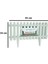 So-Ibc1 Eko Istanbul Bahçe Çiti 4'lü Set 55X34 cm Kirli Beyaz 2