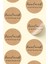 Hand Made - With Love Yazılı Sticker Paketleme Kargo Ambalaj Etiketi - 4X4CM 70 Adet Yuvarlak 4