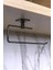 Siyah Yapışkanlı Rulo Havluluk Peçetelik Modern Tasarım Suya Dayanıklı Banyo Aksesuarı 1