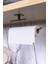 Siyah Yapışkanlı Rulo Havluluk Peçetelik Modern Tasarım Suya Dayanıklı Banyo Aksesuarı 3