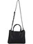 Kadın Siyah Dokulu Deri Omuz Çantası 05PO25Y082956-2-DKD S 1