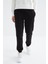 Siyah Yüksek Bel Rahat Form Basic Jogger Kadın Eşofman Alt - 94624 12