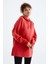 Fiesta Reglan Kol Basic Kapüşonlu Oversize Tunik - 97242 9