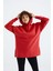 Fiesta Reglan Kol Basic Kapüşonlu Oversize Tunik - 97242 12