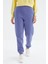 Tommy Life Açık Eflatun Yüksek Bel Rahat Form Basic Jogger Kadın Eşofman Alt - 94624 12