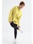Limon Reglan Kol Basic Kapüşonlu Oversize Tunik - 97242 12