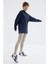 İndigo Reglan Kol Basic Kapüşonlu Oversize Tunik - 97242 10