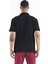 Siyah Yazı Baskılı Standart Form Polo Yaka Erkek T-shirt - 88236 11