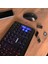 KM-1500 Siyah Kablosuz Rainbow Aydınlatmalı Q Multimedia Klavye + Mouse Set 6