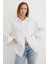 Basic Yırtmaçlı Oversize Gömlek 1