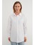 Basic Yırtmaçlı Oversize Gömlek 3