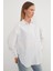 Basic Yırtmaçlı Oversize Gömlek 4