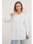 Basic Yırtmaçlı Oversize Gömlek 5