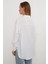 Basic Yırtmaçlı Oversize Gömlek 6