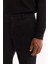 Erkek Siyah Yumuşak Tuşeli Slim Fit Chino Pantolon A52Y3019 5