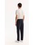 Erkek Siyah Beli Lastik Bağcıklı Modal Karışımlı Relaxed Fit Chino Pantolon A52Y3013 11