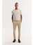 Erkek Bej Yumuşak Tuşeli Slim Fit Chino Pantolon A52Y3019 1