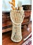 Bambu Çubuk Vazo / Doğal Ahşap Vazo / Dekoratif Bambu Çiçeklik (38 Cm) 4