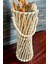 Bambu Çubuk Vazo / Doğal Ahşap Vazo / Dekoratif Bambu Çiçeklik (38 Cm) 5