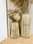 Bohem Stil Bambu Ikili Vazo Seti / Ahşap Pampas Vazo (39-25 Cm) 3