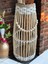 Bambu Çubuk Vazo / Doğal Ahşap Prenses Vazo / Dekoratif Bambu Çiçeklik (38 Cm) 3