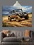 Arazi Jeep Offroad Dekoratif Kanvas - Mdf Ahşap Tablo 1