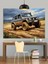 Arazi Jeep Offroad Dekoratif Kanvas - Mdf Ahşap Tablo 2